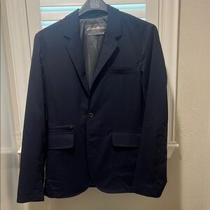 Eddie Bauer Blue Sport Coat with Notched Lapels